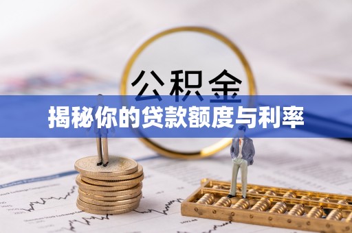 临翔揭秘你的贷款额度与利率