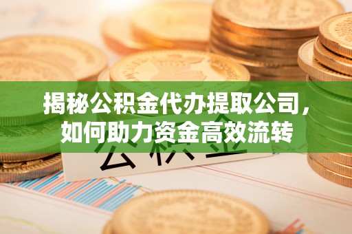 临翔揭秘公积金代办提取公司，如何助力资金高效流转